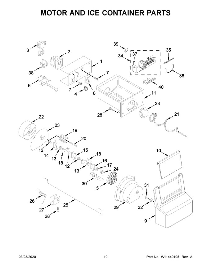 Diagram for WRS311SDHW03