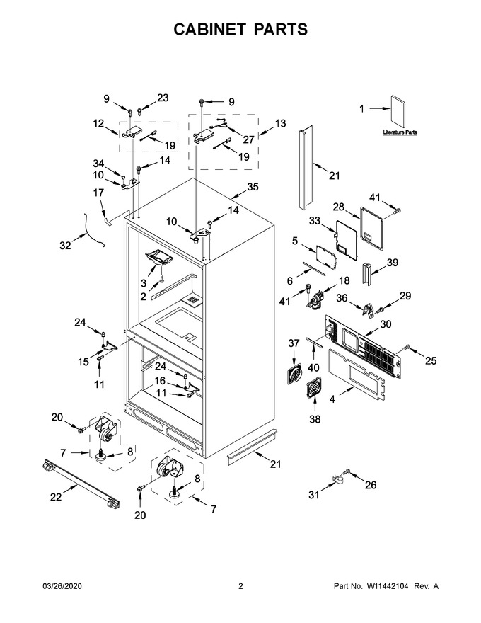 Diagram for WRF954CIHZ03
