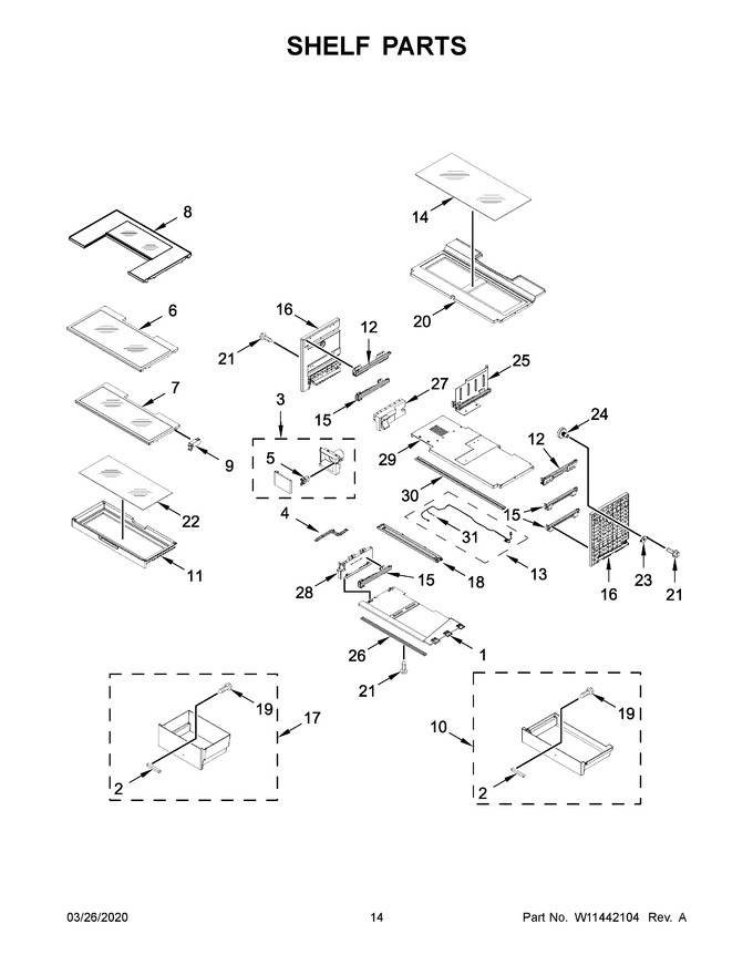 Diagram for WRF954CIHZ03