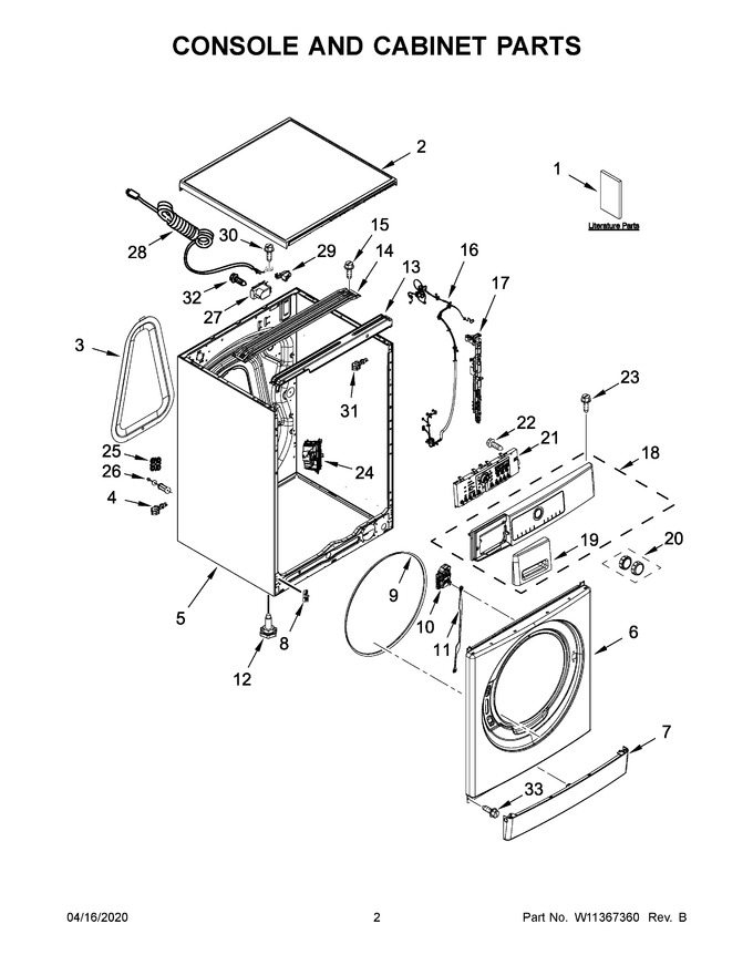 Diagram for WFW5090GW2