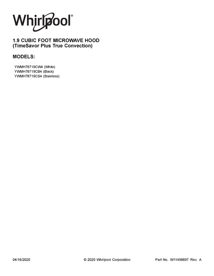 Diagram for YWMH76719CB4