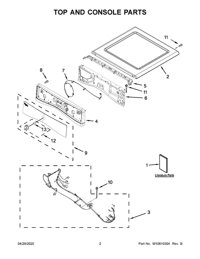 Diagram for WGD70HEBW1