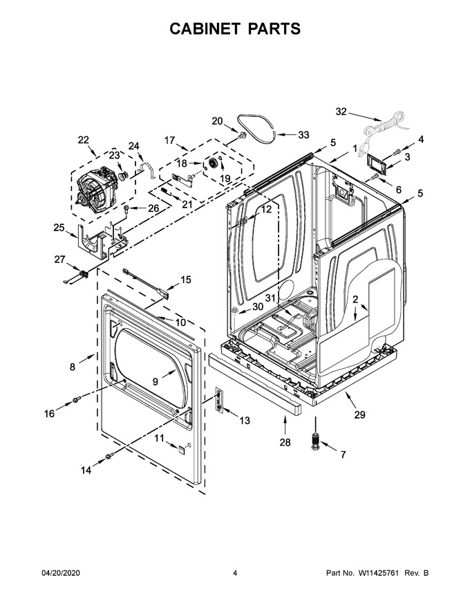 Diagram for WGD7120HW0