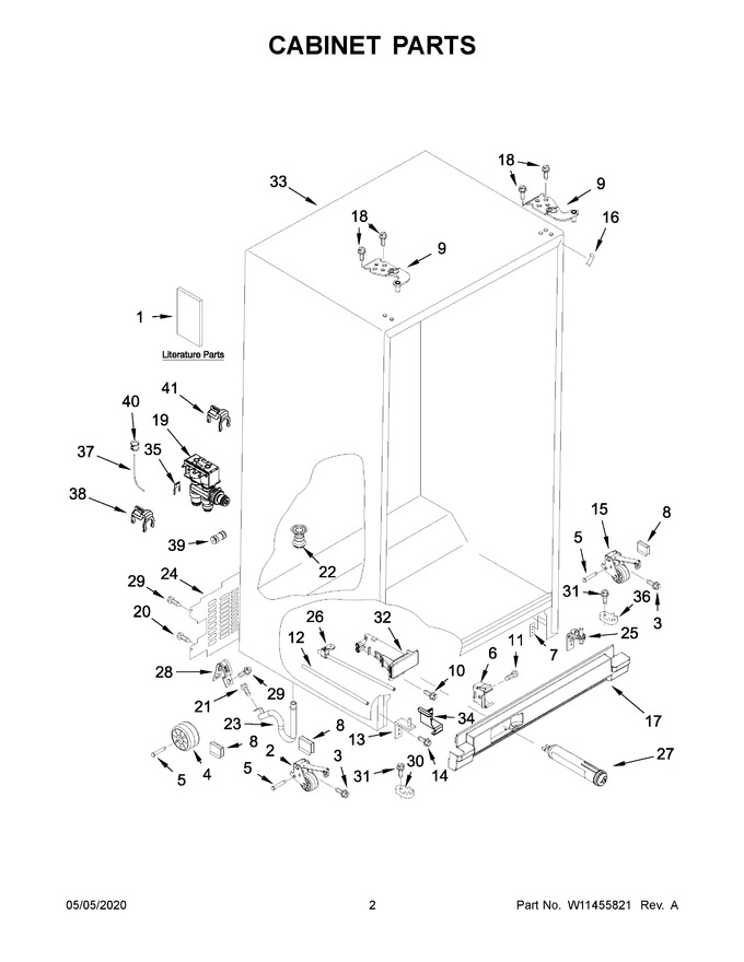 Diagram for WRS555SIHV03