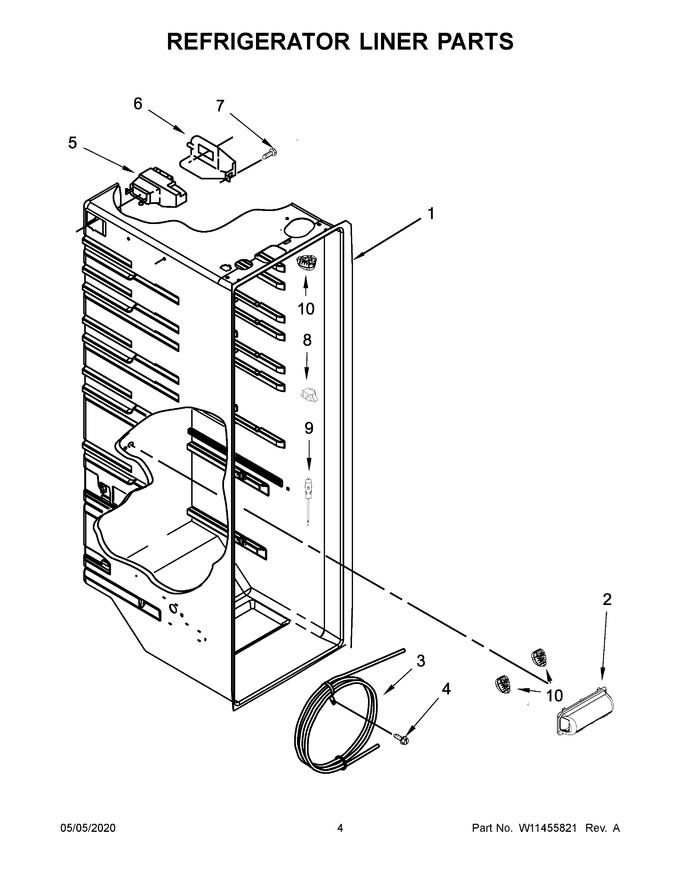 Diagram for WRS555SIHW03