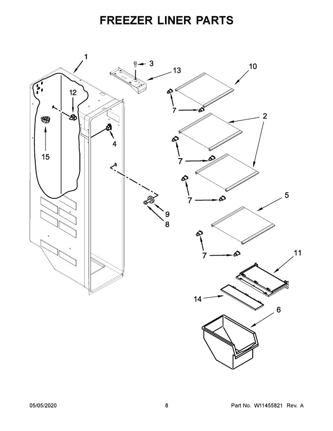 Diagram for WRS555SIHW03