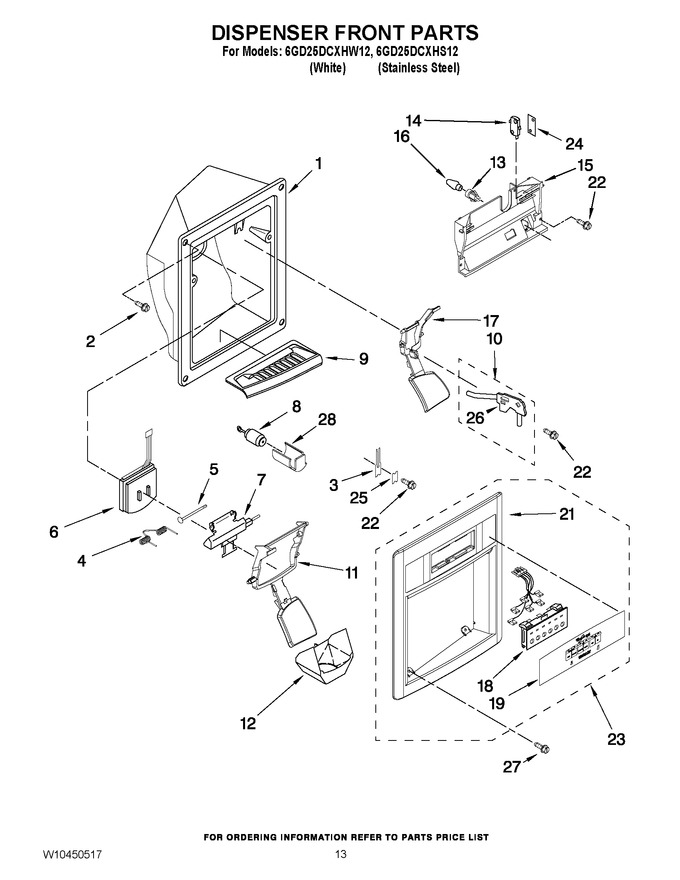 Diagram for 6GD25DCXHW12