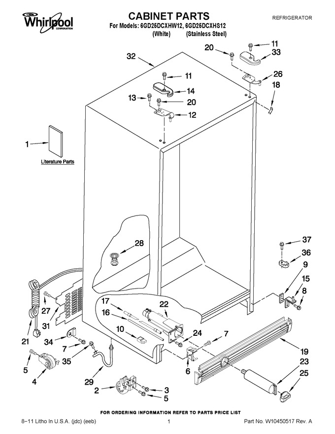 Diagram for 6GD25DCXHW12