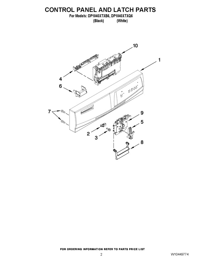 Diagram for DP1040XTXQ6