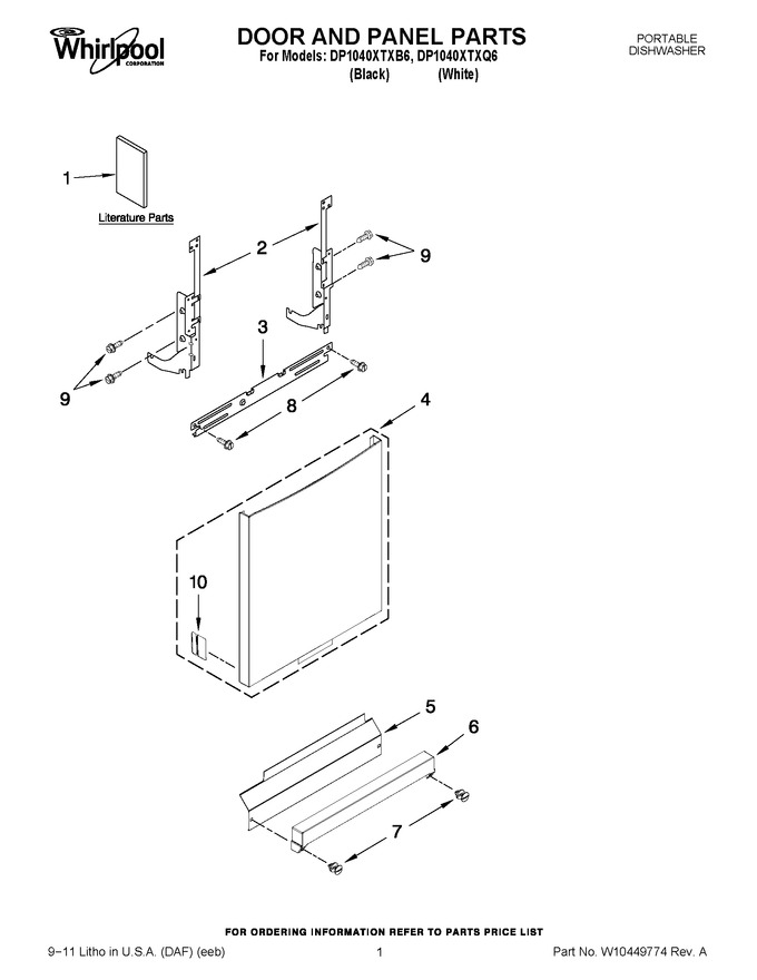 Diagram for DP1040XTXQ6