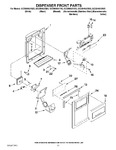 Diagram for 08 - Dispenser Front Parts
