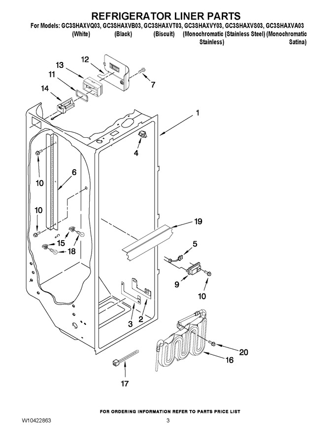 Diagram for GC3SHAXVT03