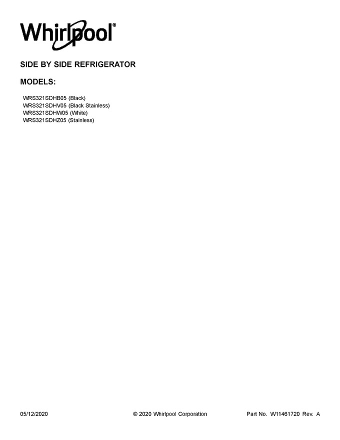 Diagram for WRS321SDHZ05