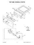 Diagram for 02 - Top And Console Parts