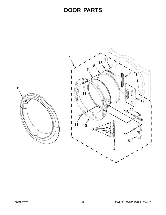 Diagram for YWED72HEDW1