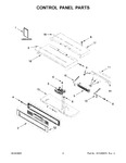 Diagram for 02 - Control Panel Parts