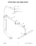 Diagram for 08 - Upper Wash And Rinse Parts