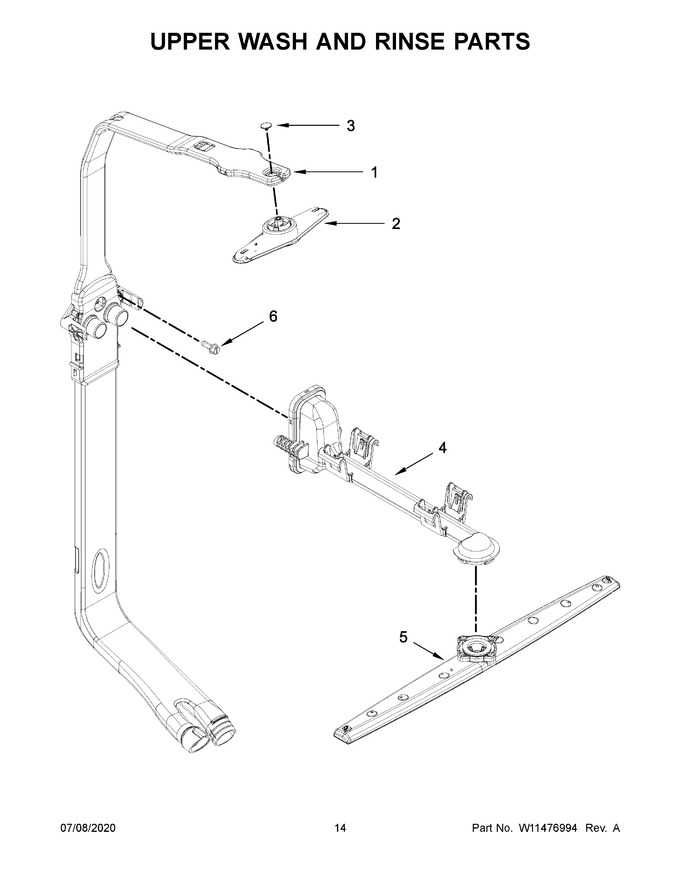 Diagram for WDT705PAKW0