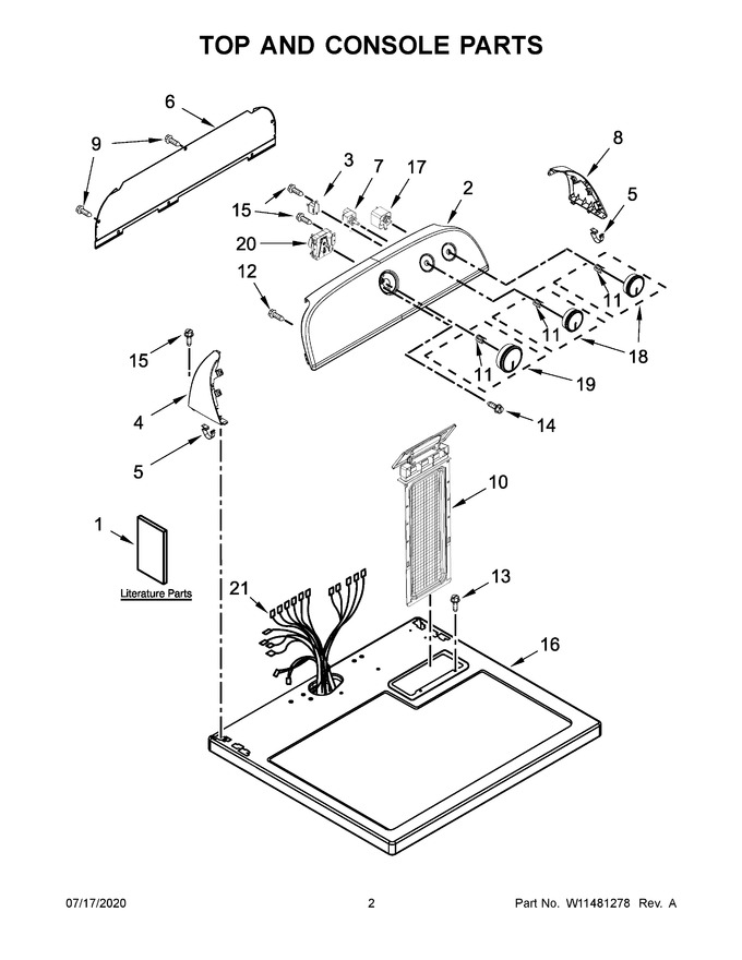 Diagram for WGD4950HW1