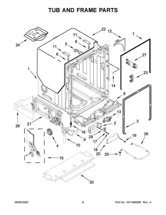 Diagram for WDTA80SAKZ0