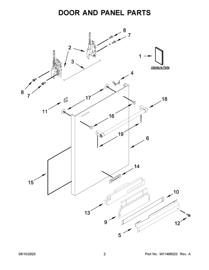 Diagram for KDTE204KWH0