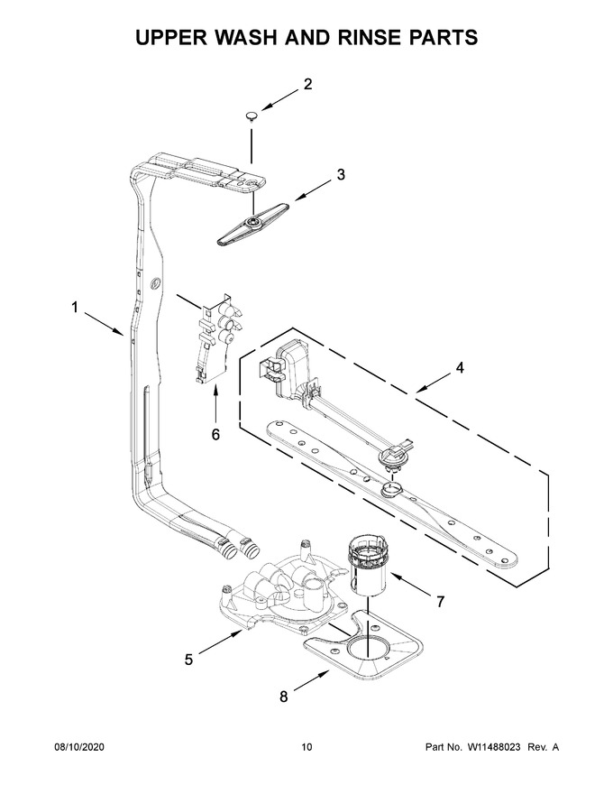 Diagram for KDTE204KWH0
