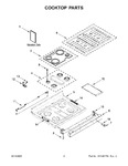 Diagram for 02 - Cooktop Parts