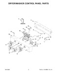 Diagram for 02 - Dryer/washer Control Panel Parts