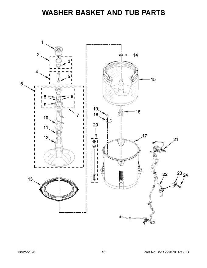 Diagram for WGTLV27HW0