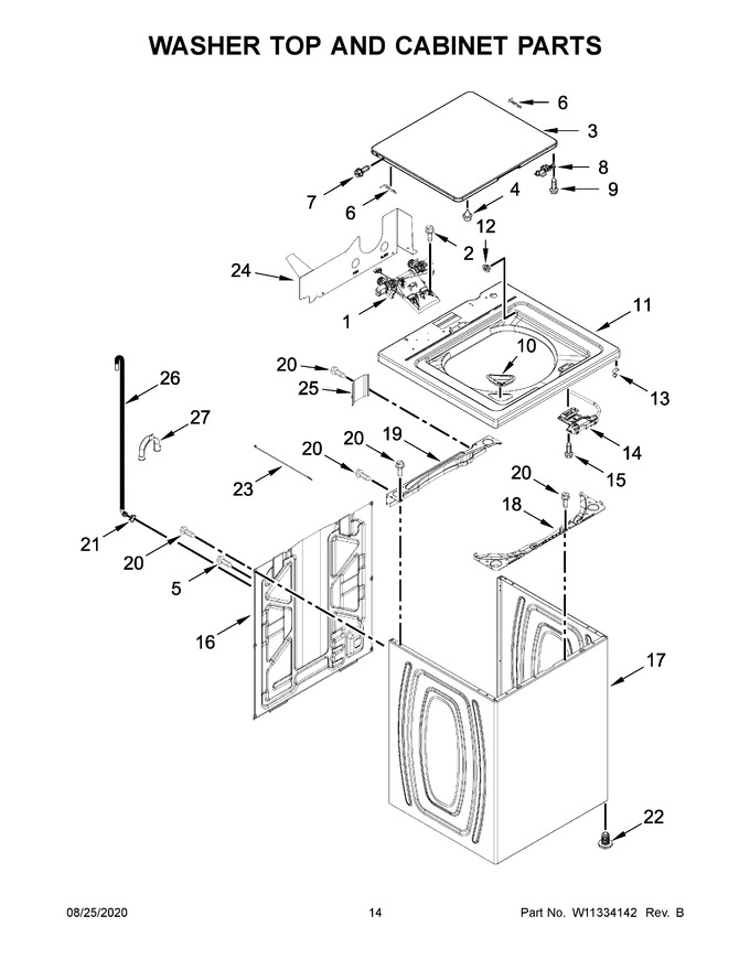 Diagram for WGTLV27HW1