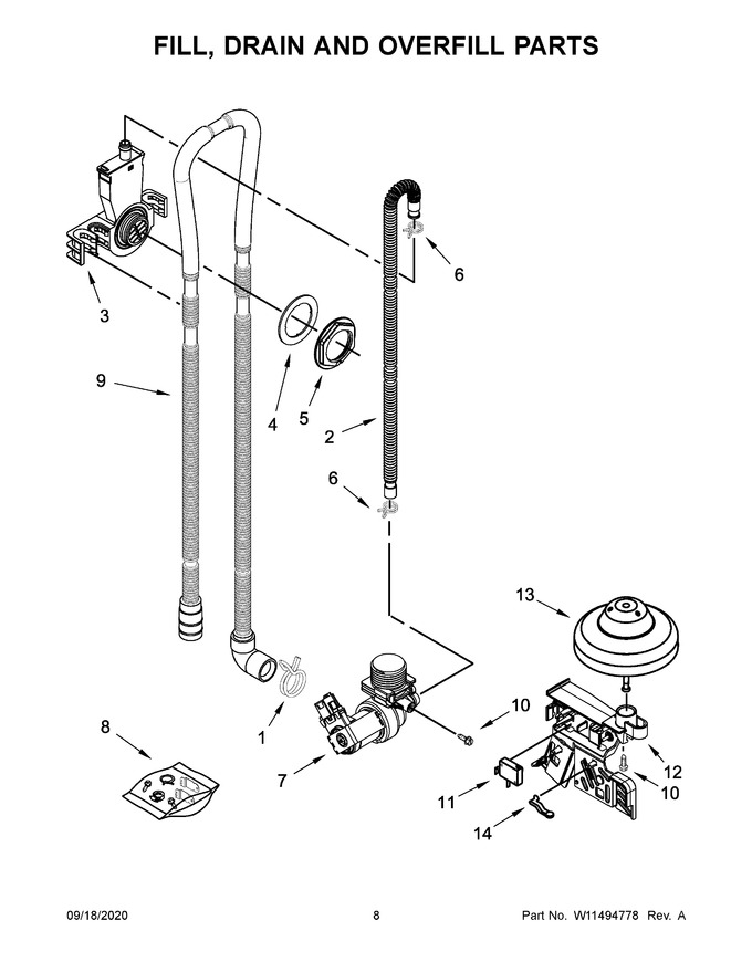 Diagram for WDF520PADB9