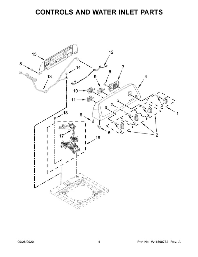 Diagram for WTW4855HW2