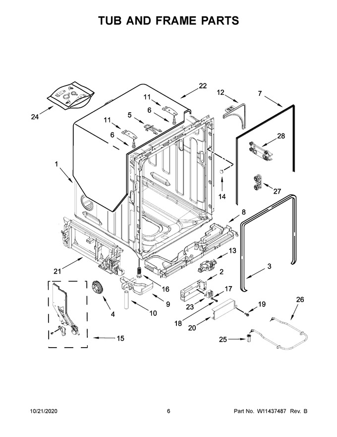Diagram for KDTM604KBS0