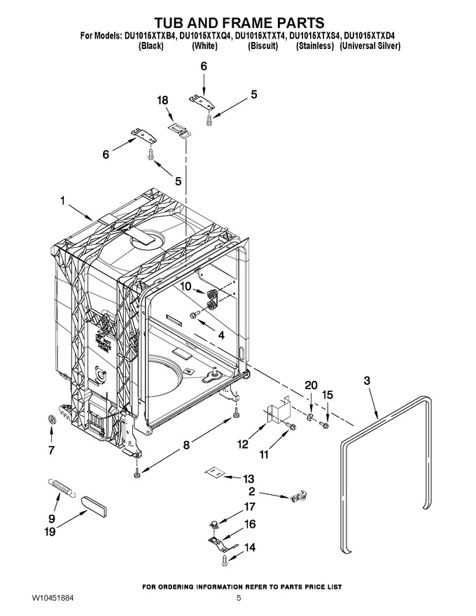Diagram for DU1015XTXQ4
