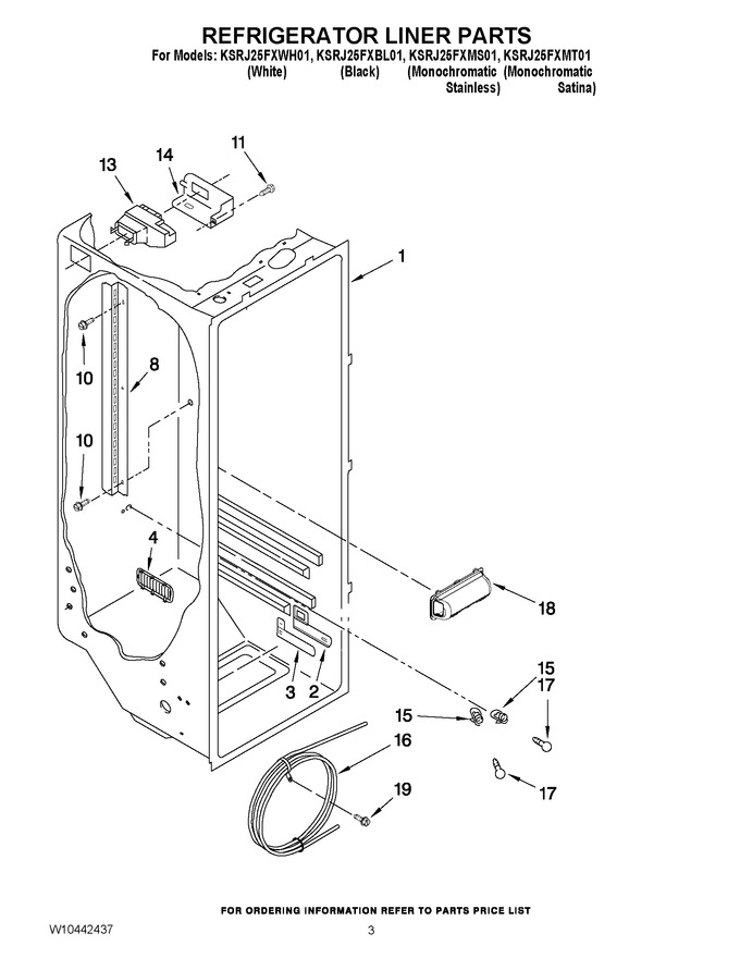 Diagram for KSRJ25FXWH01