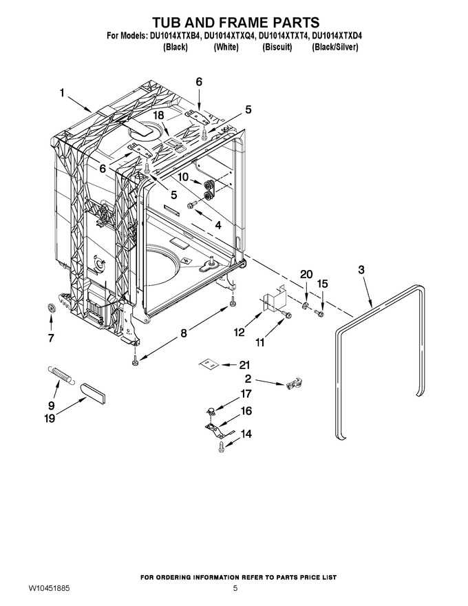 Diagram for DU1014XTXB4