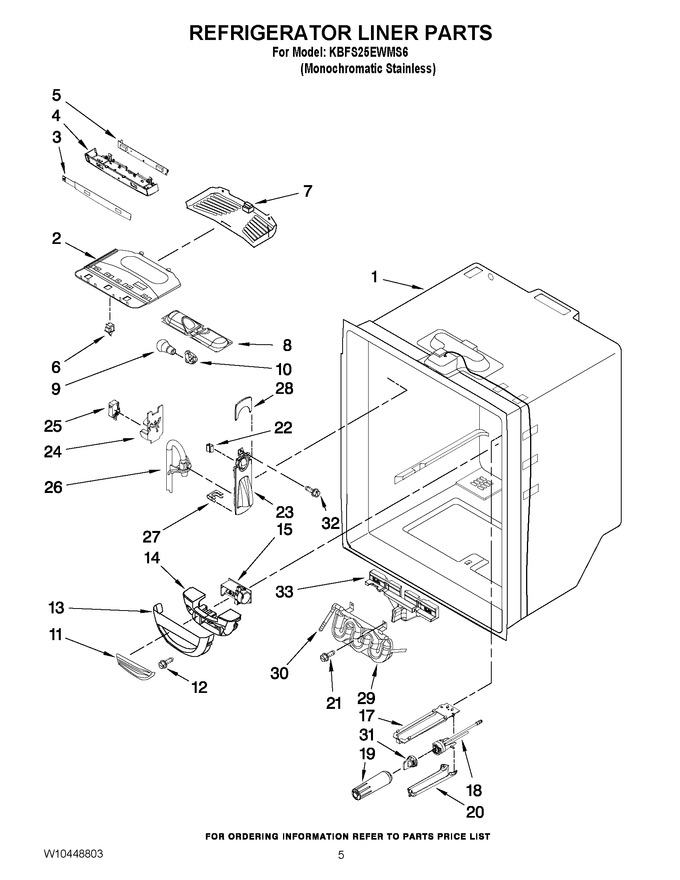 Diagram for KBFS25EWMS6