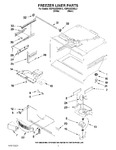 Diagram for 02 - Freezer Liner Parts