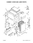 Diagram for 02 - Cabinet, Door And Liner Parts