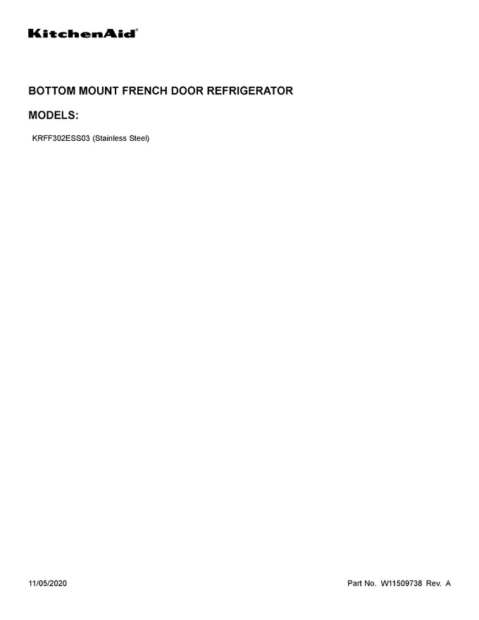 Diagram for KRFF302ESS03