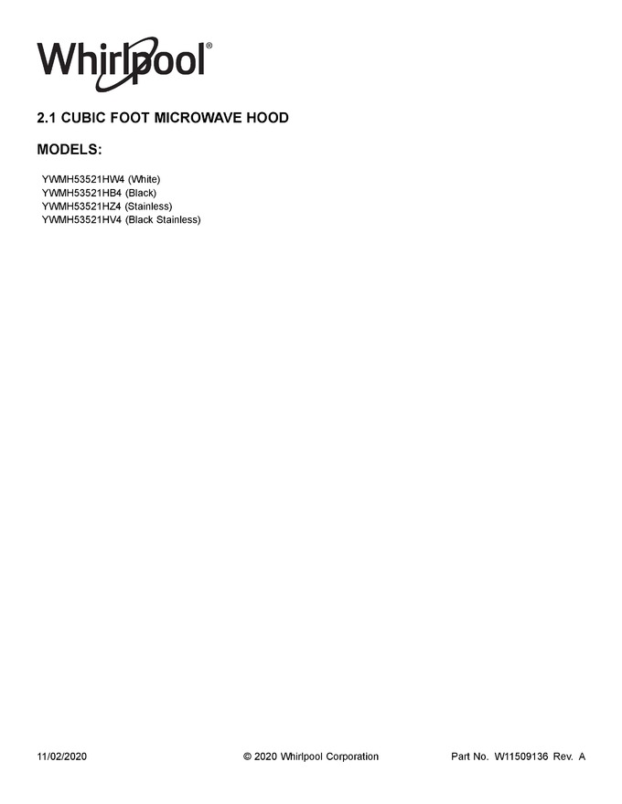 Diagram for YWMH53521HZ4