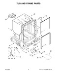 Diagram for 04 - Tub And Frame Parts