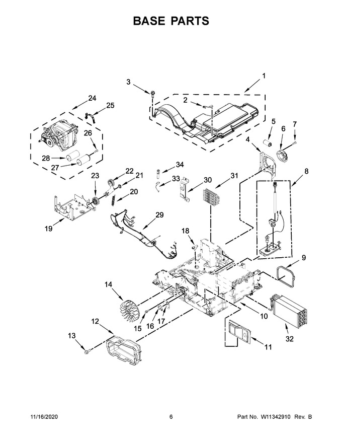 Diagram for YWHD560CHW0