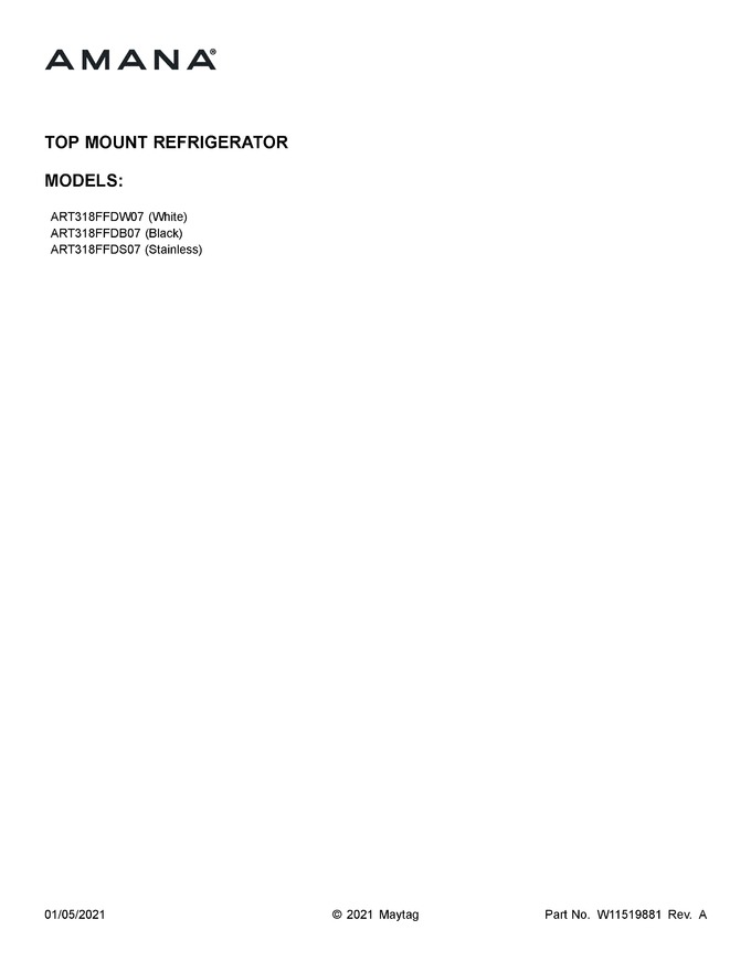 Diagram for ART318FFDS07