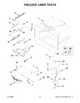 Diagram for 04 - Freezer Liner Parts