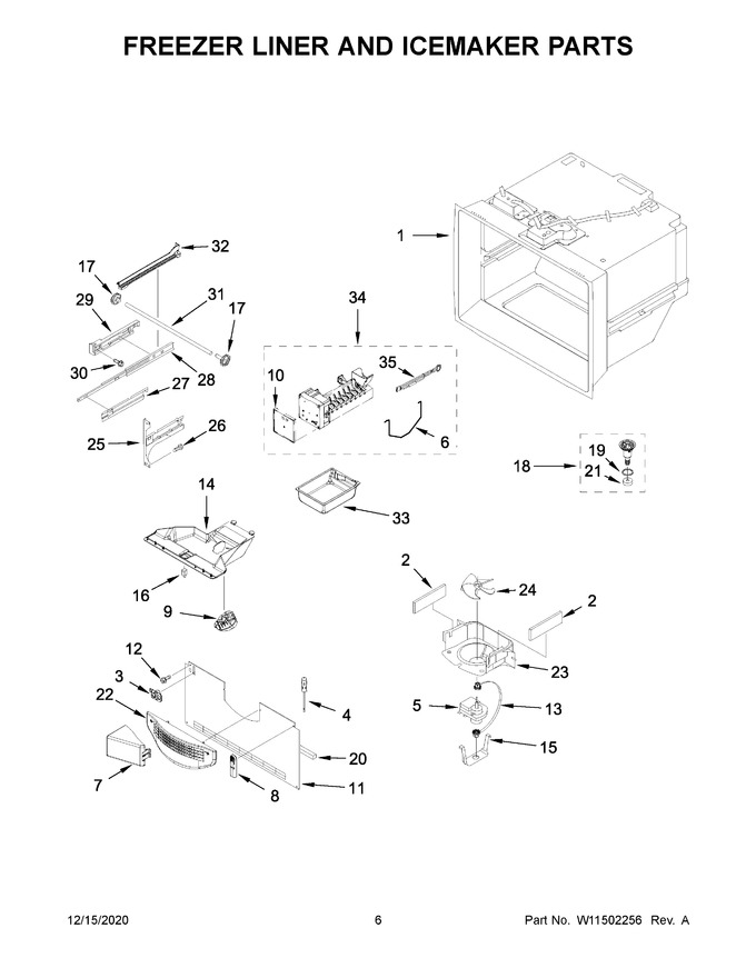 Diagram for KRFF305EWH04