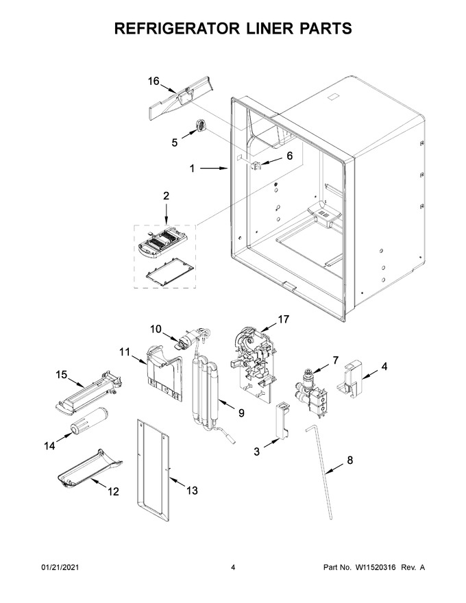 Diagram for WRF555SDFZ12