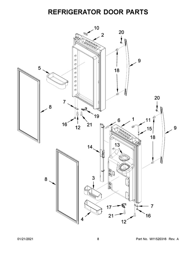 Diagram for WRF555SDFZ12