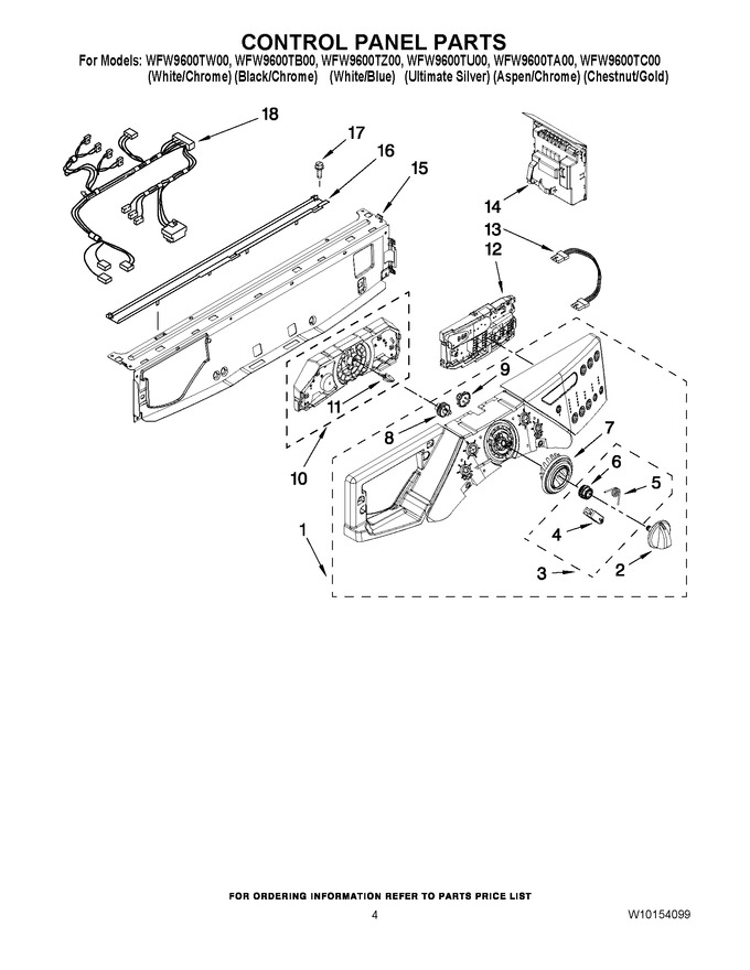 Diagram for WFW9600TC00