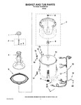 Diagram for 03 - Basket And Tub Parts